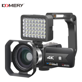 komery全新K1数码摄像机4K高清专业摄像拍照WiFi无